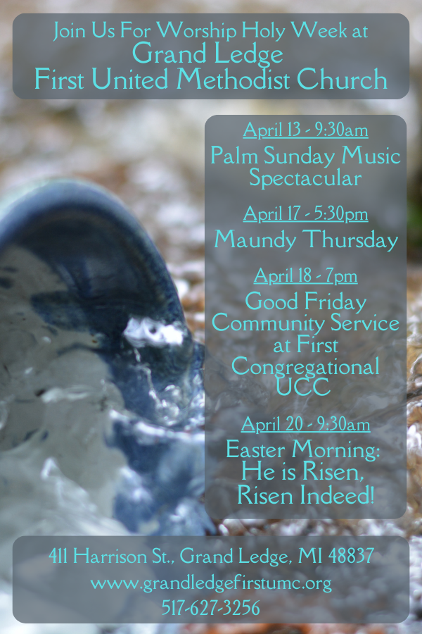 Holy Week Services at Grand Ledge