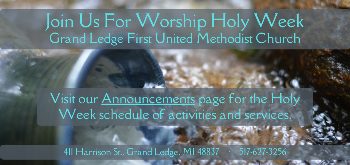 Holy Week at First UMC